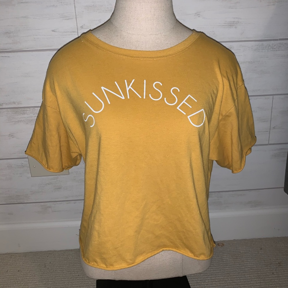 Yellow “Sunkissed” Graphic Tee